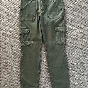 SPANX Olive Cargo Leggings